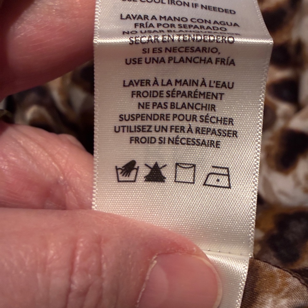 RM Rebecca Minkoff Leopard Print Satin Slip Dress Animal Print Mini Size M - Picture 6 of 12